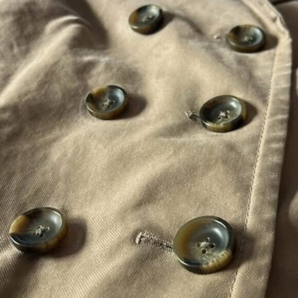 GAP Trench Coat – Beige – Women’s Size Medium - Picture 2 of 3